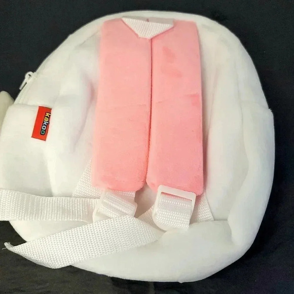 Cute Plush Unicorn toddler backpack White Toddler Travel Bag Kakoo New in bag - Picture 7 of 9